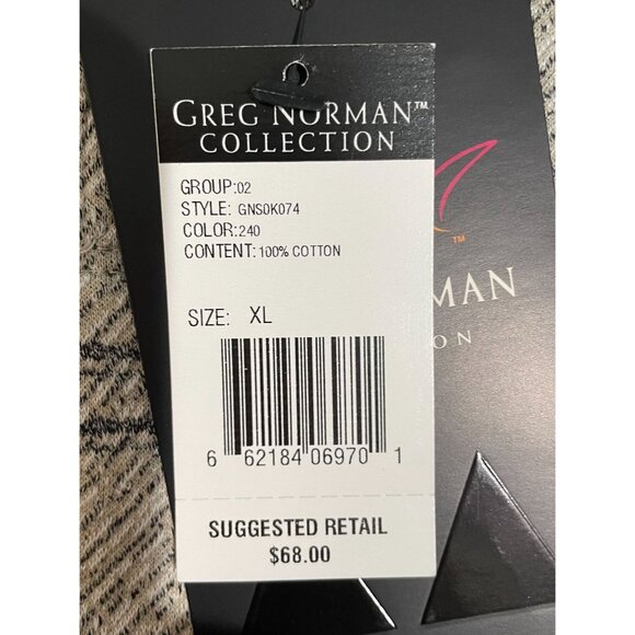 Greg Norman Collection Mens XL Mercerized Cotton Polo Shirt Beige - Picture 5 of 8